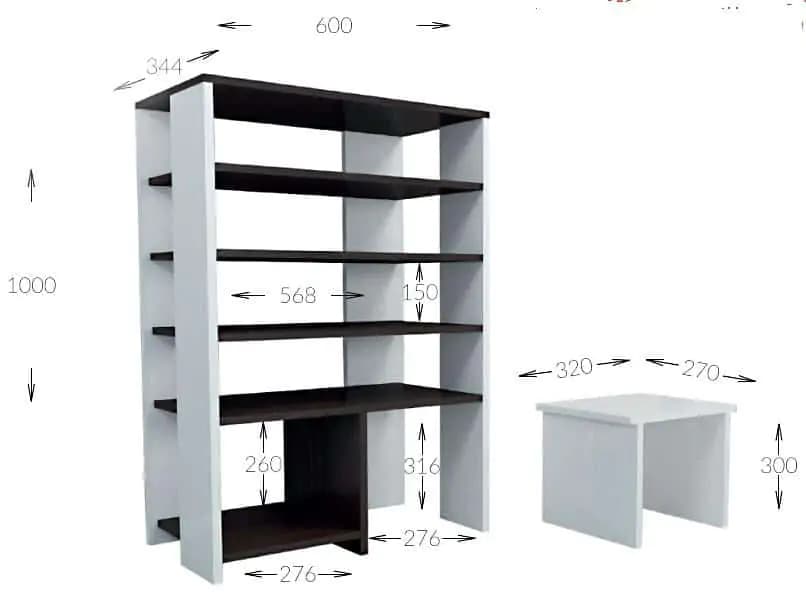Casarredo Botník BRADLEY stolička - bílá - náhled 5