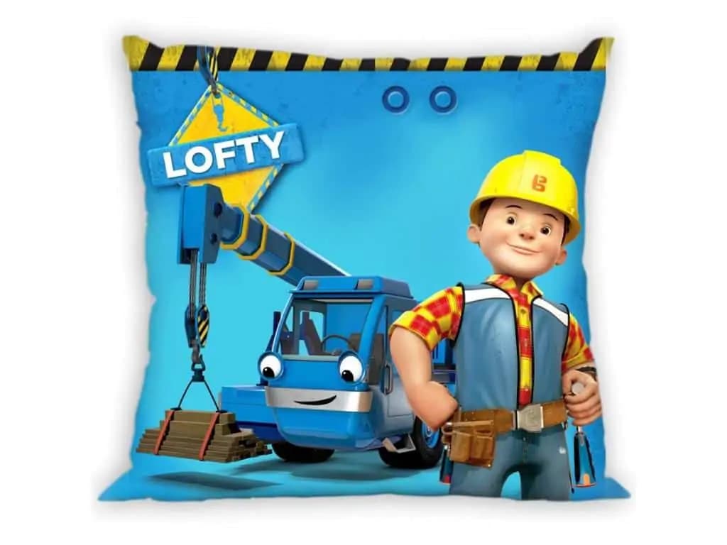 Faro Dětský povlak na polštář Bořek Stavitel 40x40 cm POFA0514 - náhled 2