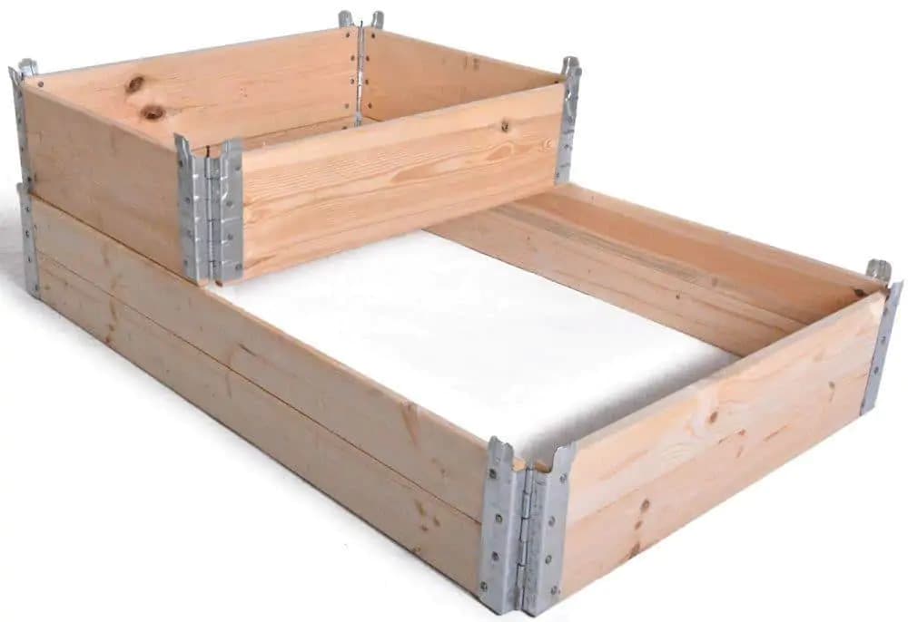 Rojaplast Záhon vyvýšený SKLÁDACÍ 80x60cm dřevěný - náhled 3