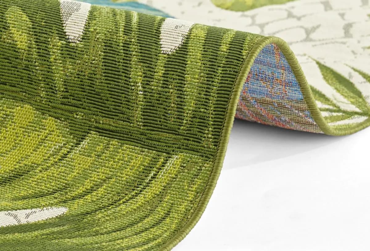 Hanse Home Kusový koberec Flair 105617 Tropical Leaves Turqouise Green 120x180 cm - náhled 2