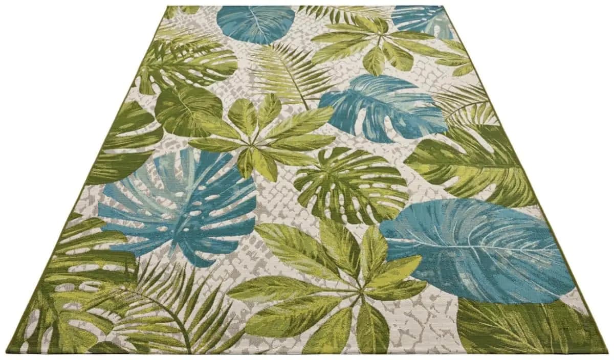 Hanse Home Kusový koberec Flair 105617 Tropical Leaves Turqouise Green 120x180 cm - náhled 4