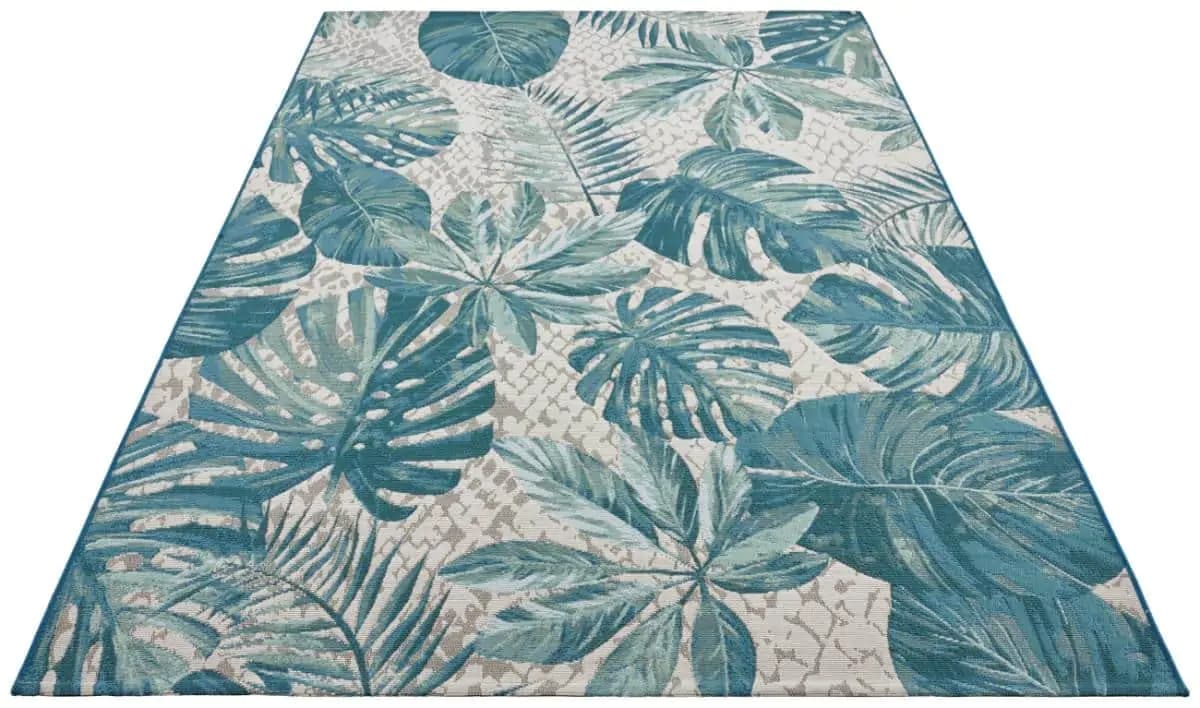 Hanse Home Kusový koberec Flair 105618 Tropical Leaves Turqouise 120x180 cm - náhled 4