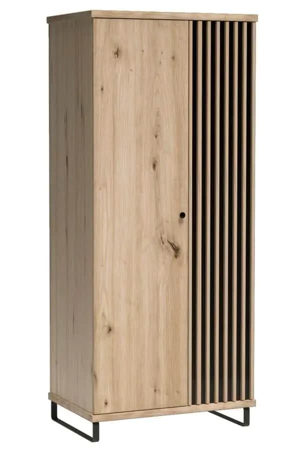 Casarredo Šatní skříň na nohách 2D BARBUS dub artisan/černá