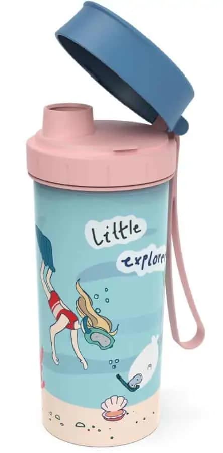 ROTHO Láhev 0,4 l KIDS EXPLORER - růžová