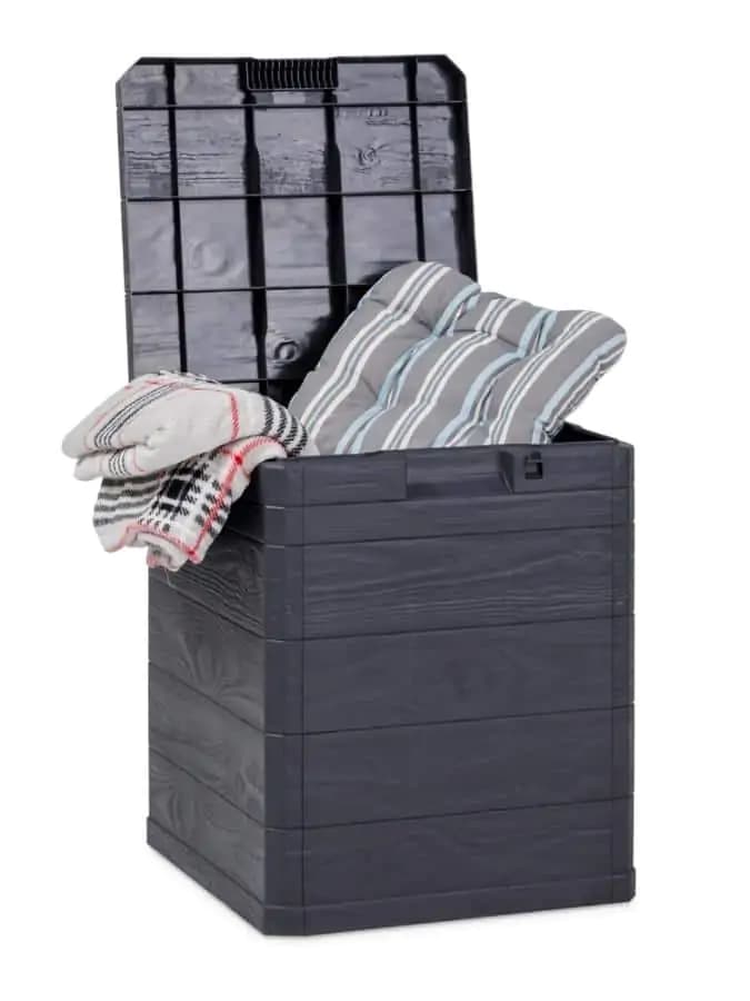 TOOMAX Úložný box WOODYS 90 L - grafit - náhled 3