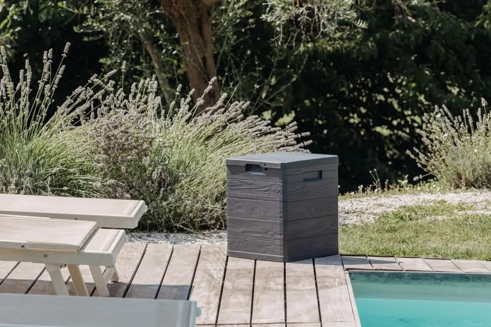 TOOMAX Úložný box WOODYS 90 L - grafit - náhled 5