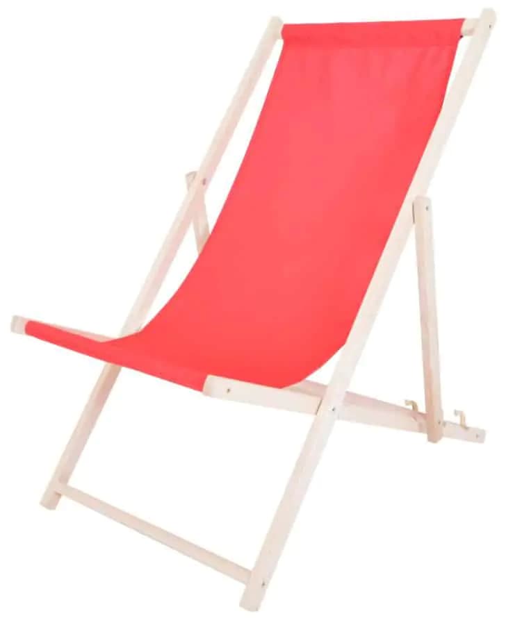 Rojaplast Lehátko Bahama POLYESTER - ČERVENÉ - náhled 2