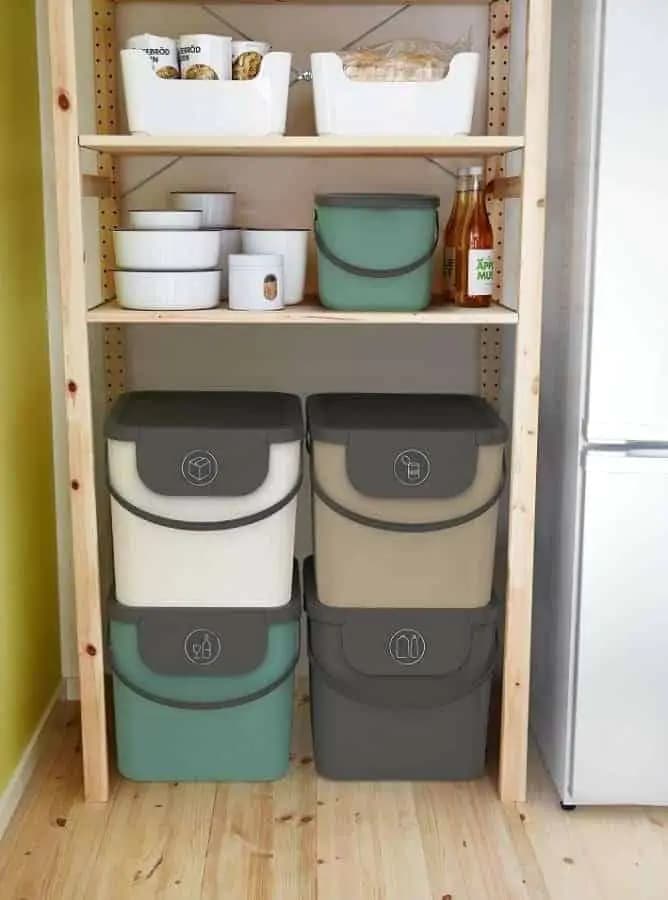 ROTHO Systém třídění odpadu ALBULA box 40L - bílá - náhled 5