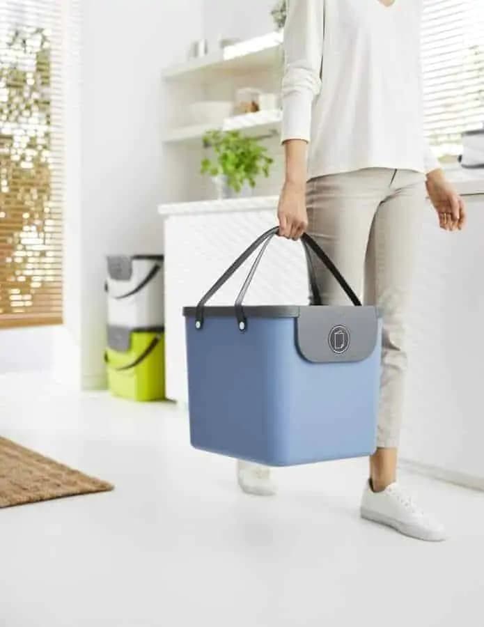 ROTHO Systém třídění odpadu ALBULA box 40L - modrá - náhled 4