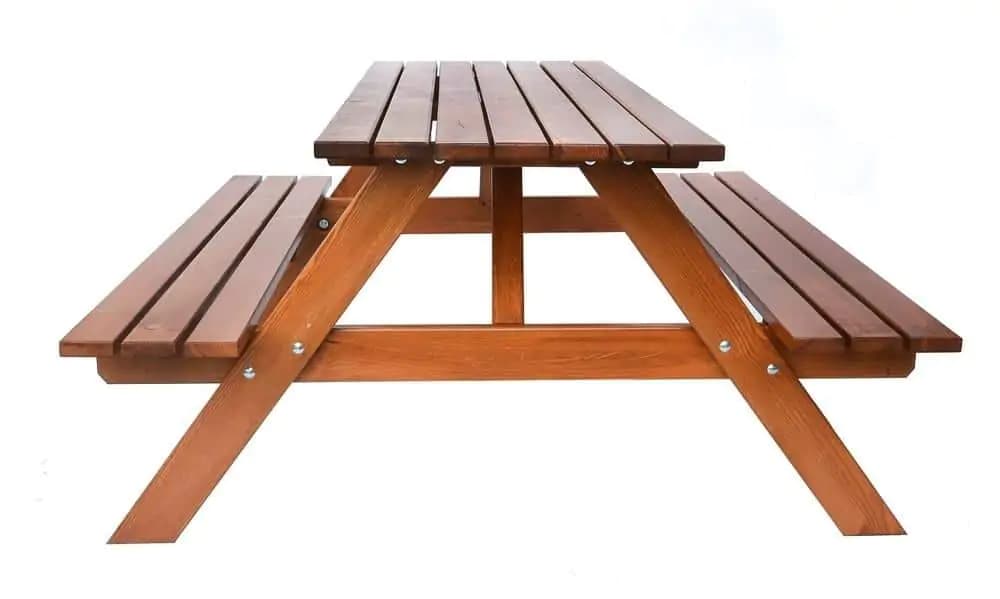 Rojaplast PIKNIK zahradní set dřevěný - 200 cm - lakovaný - náhled 2