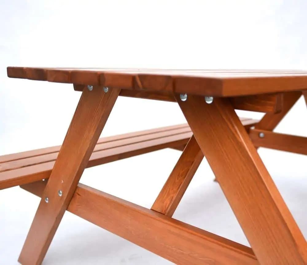 Rojaplast PIKNIK zahradní set dřevěný - 200 cm - lakovaný - náhled 3
