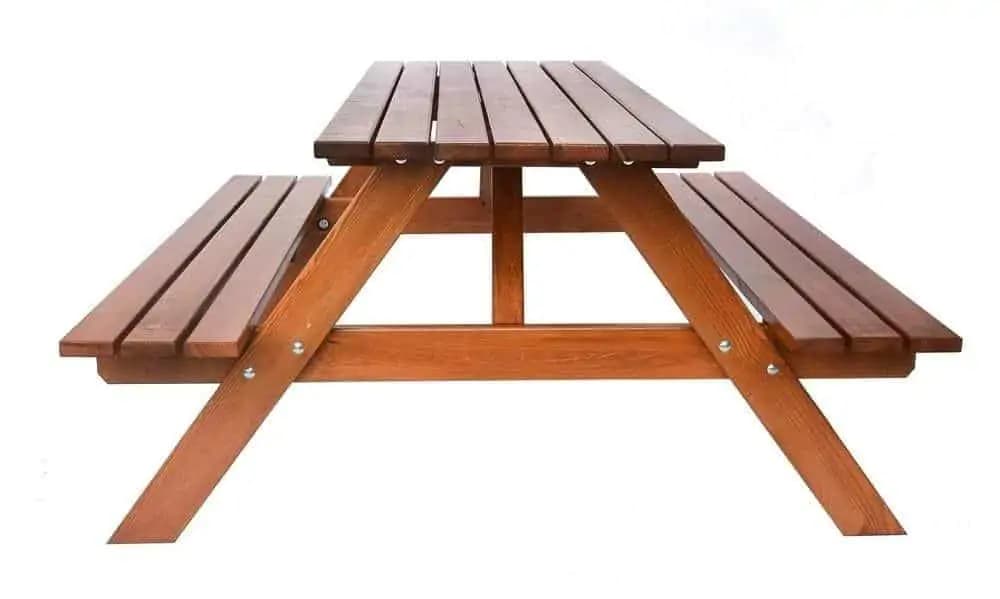 Rojaplast PIKNIK zahradní set dřevěný - 220 cm - lakovaný - náhled 2