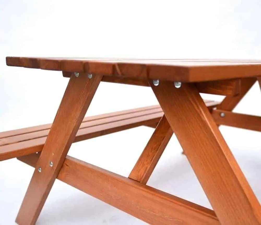Rojaplast PIKNIK zahradní set dřevěný - 220 cm - lakovaný - náhled 4