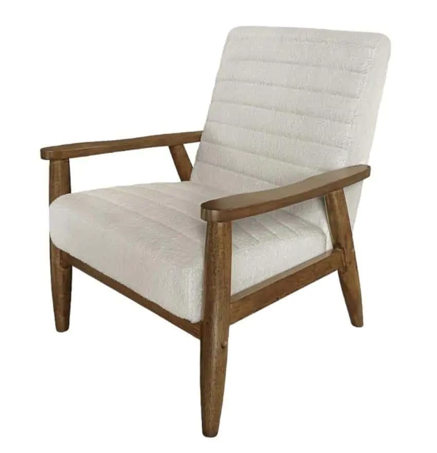 Casarredo Čalouněné křeslo TIMI bílá/ořech - náhled 2