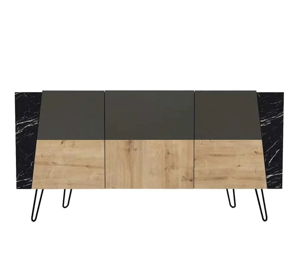 Casarredo Konzolový stolek - komoda ARTHUR sapphire/marble/antracit - náhled 5