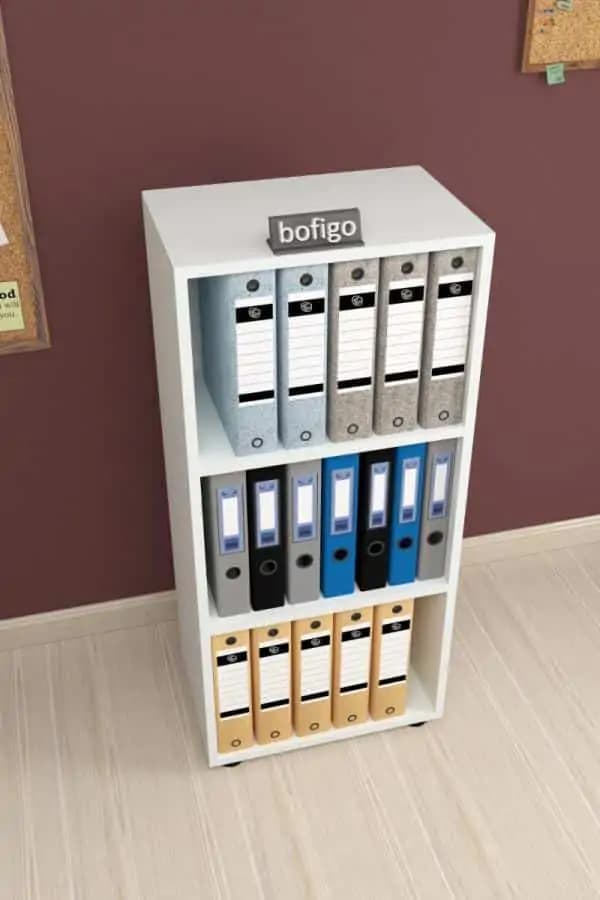 Casarredo Regál s policemi KIERA 3 barva bílá - náhled 4