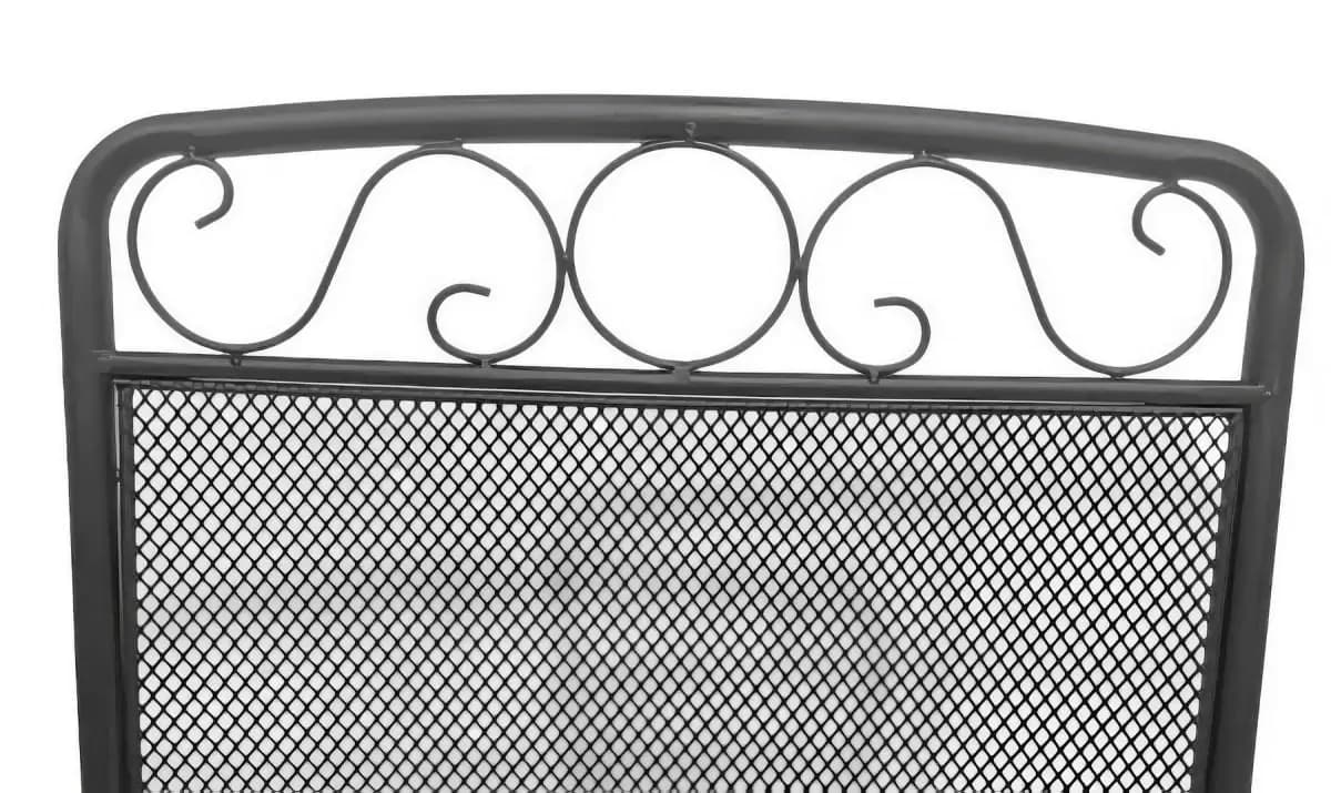 Casarredo Zahradní kovové křeslo BRUSEL černé - náhled 4