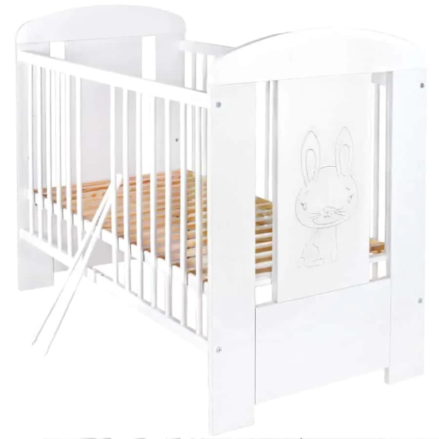 NEW BABY Dětská postýlka New Baby Králíček standard bílá - náhled 2