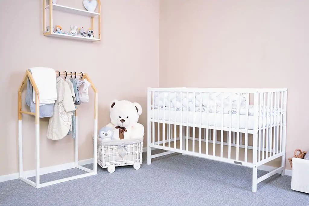 NEW BABY Dětská postýlka New Baby BASIC bílá - náhled 3