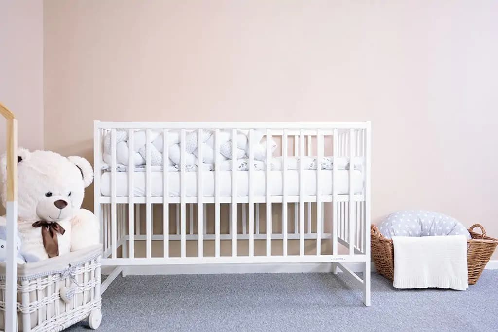 NEW BABY Dětská postýlka New Baby BASIC bílá - náhled 4