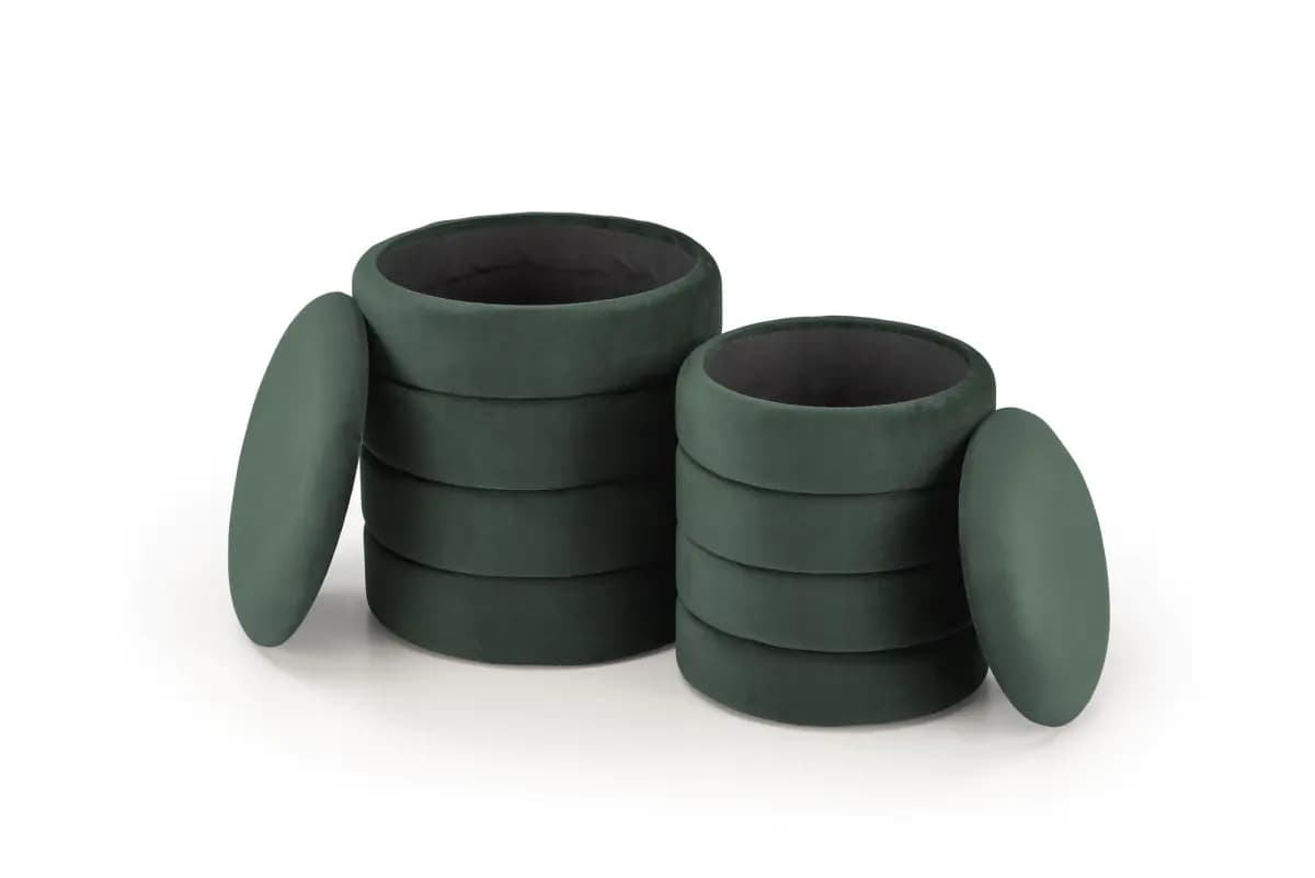 Halmar Taburety PACHO set 2 kusů - zelené - náhled 5
