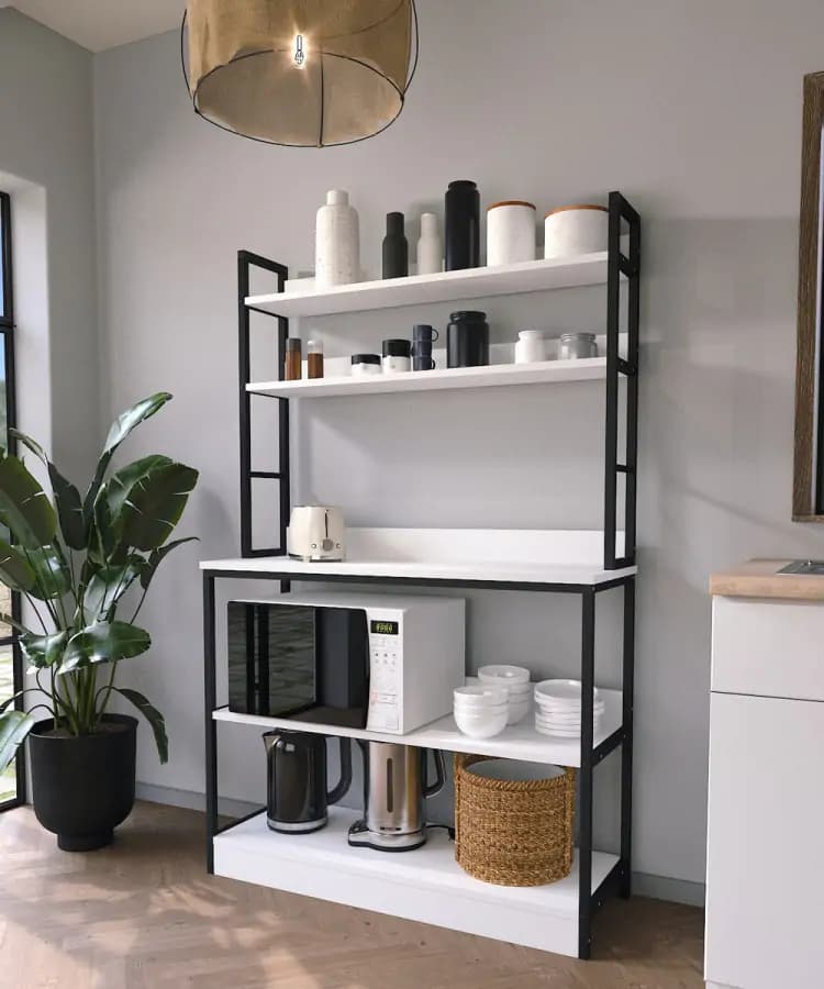 Casarredo Kuchyňský regál WILBURG bílá