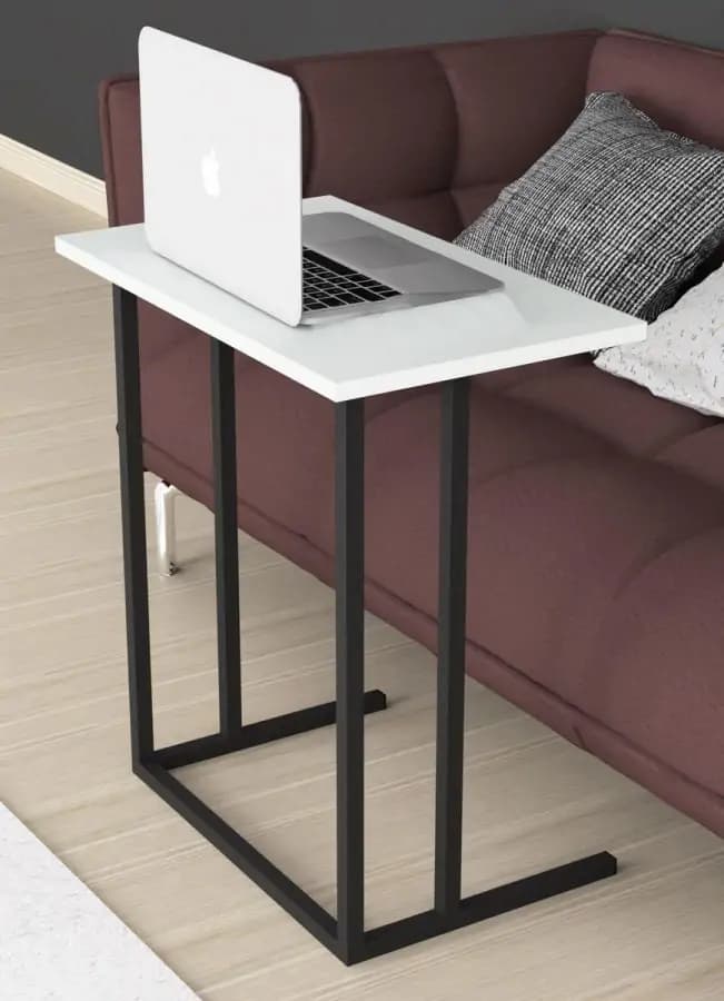 Casarredo Odkládací příruční stolek FRANZ bílá - náhled 2
