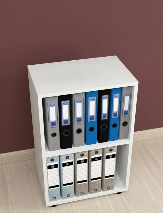 Casarredo Regál s policemi KIERA 2 barva bílá - náhled 4
