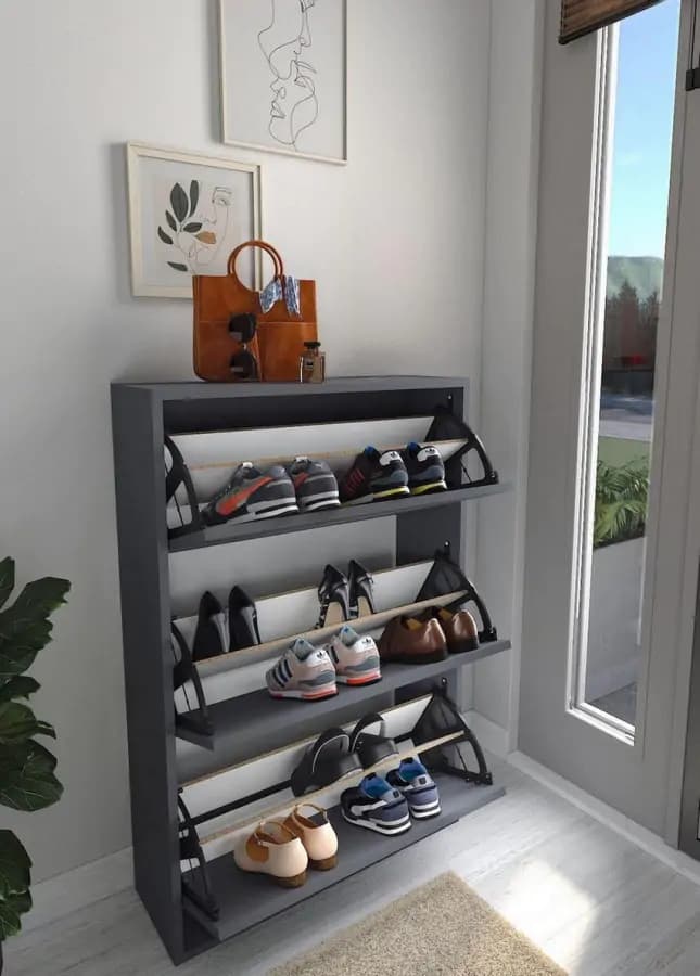 Casarredo Výklopný botník MAYER barva antracit - náhled 2