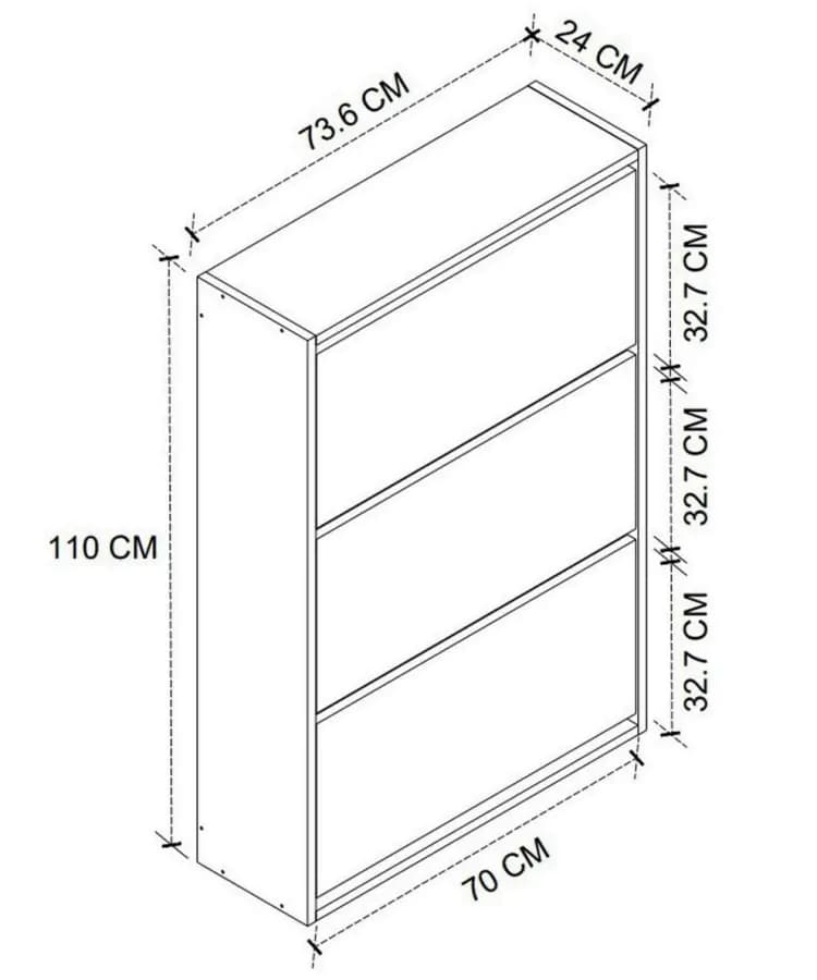 Casarredo Výklopný botník MAYER barva antracit - náhled 4