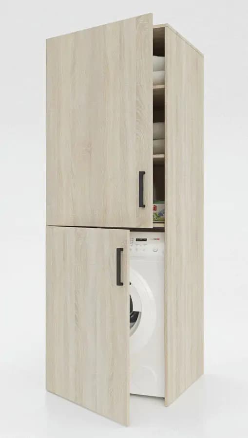 Casarredo Vestavná skříň na pračku MENTON dub sonoma - náhled 3