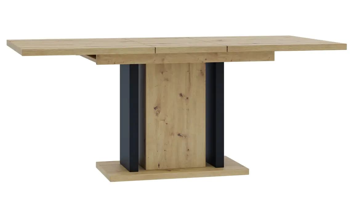 Casarredo Jídelní rozkládací stůl JANGA artisan/černá - náhled 5
