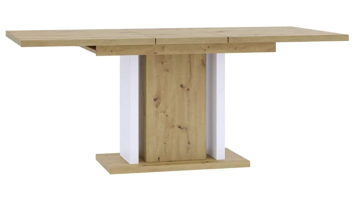 Casarredo Jídelní rozkládací stůl JANGA artisan/bílá - náhled 5