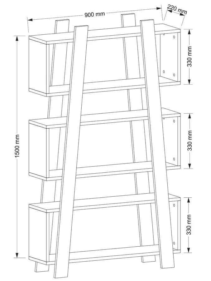 Casarredo Regál BULDAN bílá - náhled 5