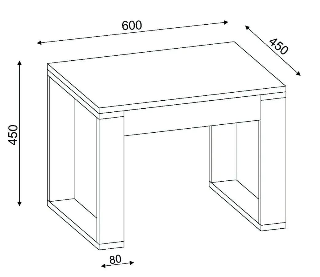 Casarredo Konferenční stolek BRITOS bílá/cordoba - náhled 5