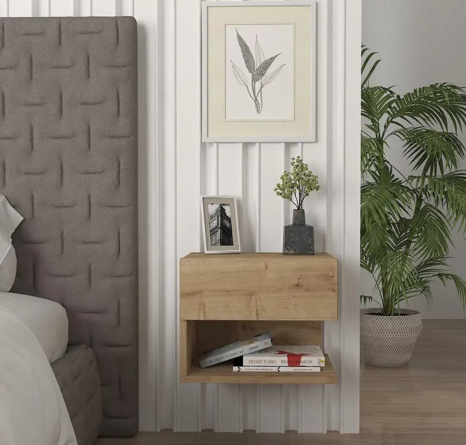 Casarredo Závěsný noční stolek KILIS sapphire/antracit - náhled 3