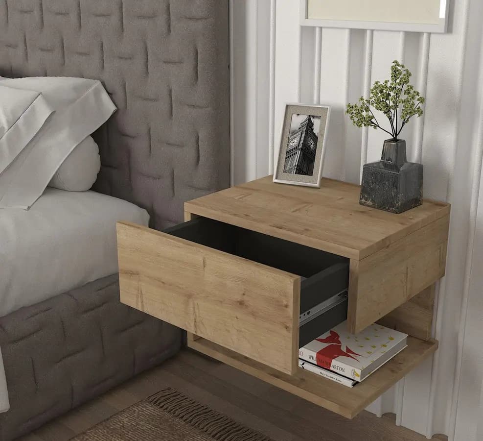 Casarredo Závěsný noční stolek KILIS sapphire/antracit - náhled 4