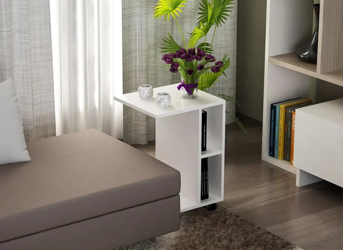 Casarredo Odkládací příruční stolek GEMEREK bílá - náhled 2
