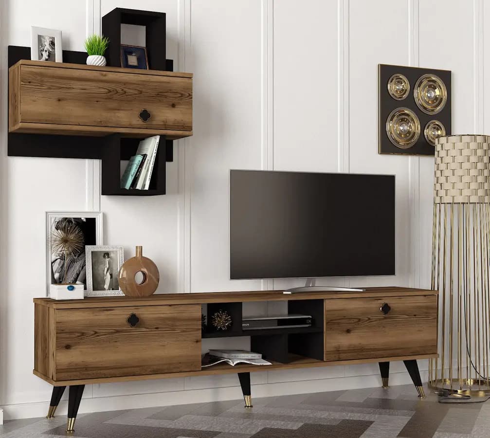 Casarredo Televizní stolek KAUNAS lydia/černá - náhled 3