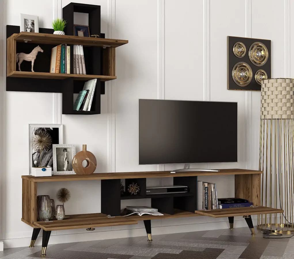 Casarredo Televizní stolek KAUNAS lydia/černá - náhled 4
