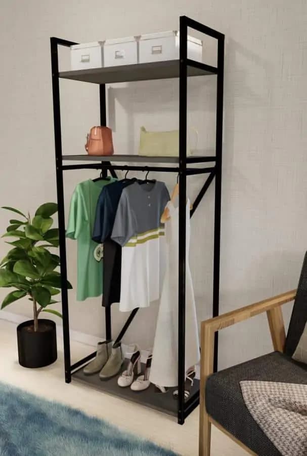 Casarredo Věšák na šaty HARUKI antracit/černá - náhled 3
