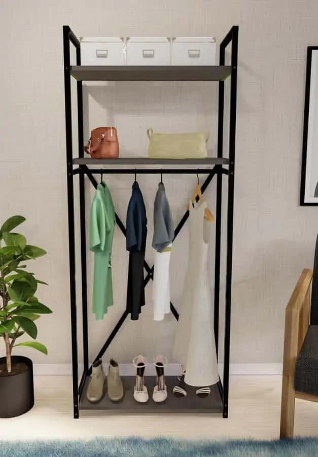 Casarredo Věšák na šaty HARUKI antracit/černá - náhled 4