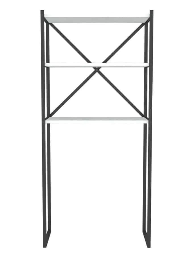 Casarredo Regál na pračku SIARA bílá/černá - náhled 5