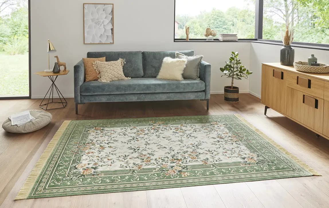 Hanse Home Kusový koberec Naveh 104369 Green 95x140 cm - náhled 3