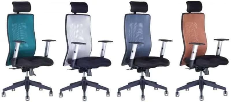 Office Pro Kancelářská židle Calypso Grand s podhlavníkem - dvoubarevná - náhled 3