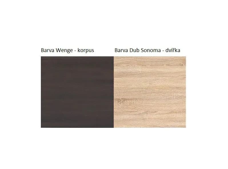 BRW Kuchyňská skříňka Junona Line GO/50/30 dvířka Dub sonoma/korpus wenge - náhled 3