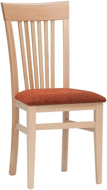 ATAN Jídelní židle K1 buk/terracotta - II.jakost POSLEDNÍ KUS