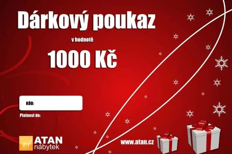 ATAN Dárkový poukaz v hodnotě 1000 Kč Elektronický - náhled 2