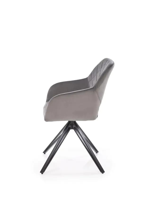 Halmar Otočné křeslo K535 - šedé - náhled 3