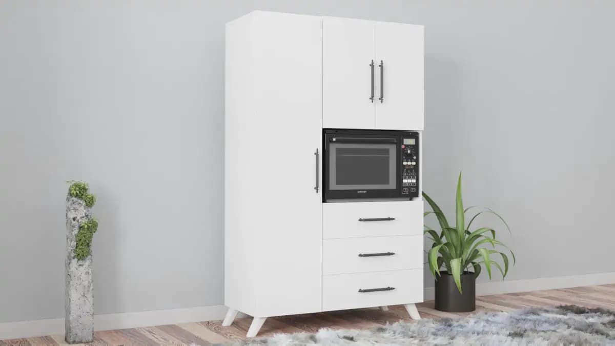 Casarredo KAMULA multifunkční skříň, bílá - náhled 2